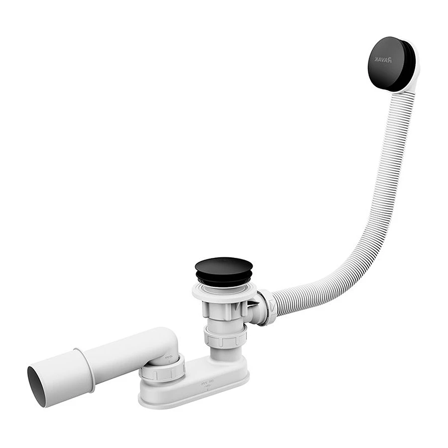 Слив-перелив Ravak click-clack черный X01746