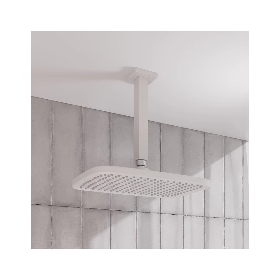 Душевая насадка Iddis Esper верхняя прямоугольная белая матовая ESP25WSi64