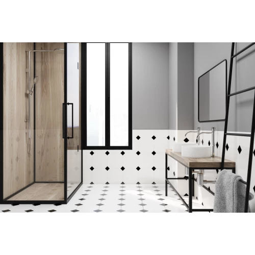 Вставка Absolut Keramika Taco Element Negro 5x5 см