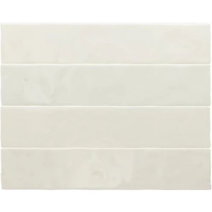 Плитка настенная Equipe Menorca White глазурованная глянцевая белая 31623 32,8x6,5 см