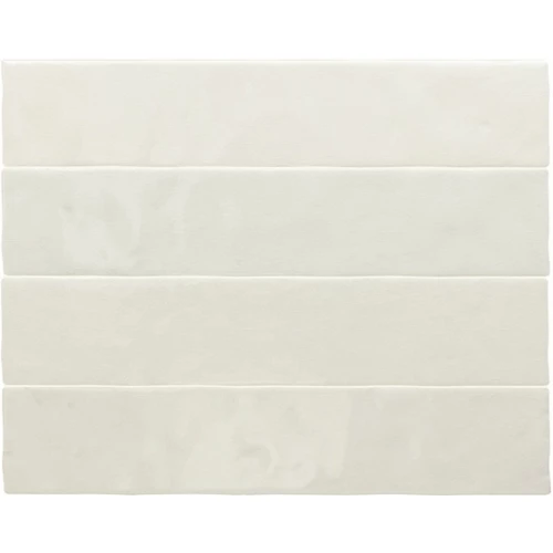 Плитка настенная Equipe Menorca White глазурованная глянцевая белая 31623 32,8x6,5 см