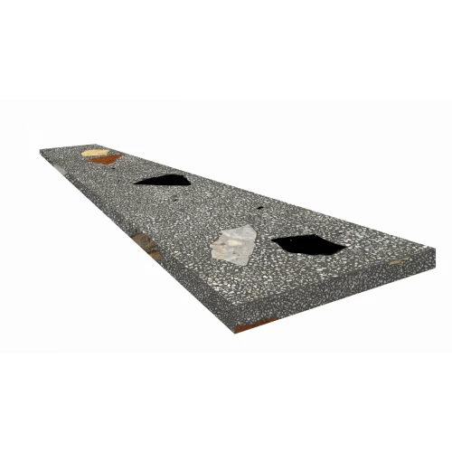 Ступень угловая правая Coliseumgres Палладио Блэк 620070002372 120х33 см