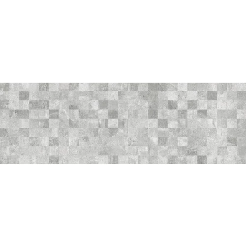 Плитка настенная Baldocer Roxen Decor Box Декор матовый серый 100х33,3 см