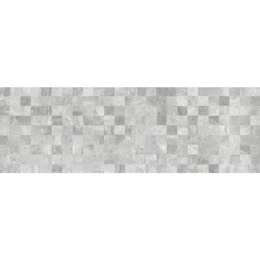 Плитка настенная Baldocer Roxen Decor Box Декор матовый серый 100х33,3 см