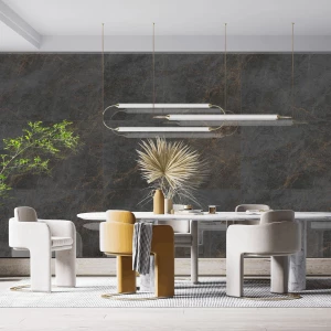 Керамогранит Neodom Marble Antique Nero Lap Carving черный N20636 120х60 см