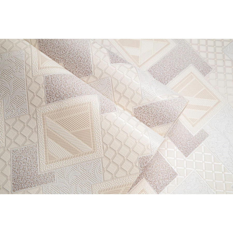 Обои бумажные Palitra Home HomeColor Puzzle бежевые HC11041-22 0.53х10.05 м
