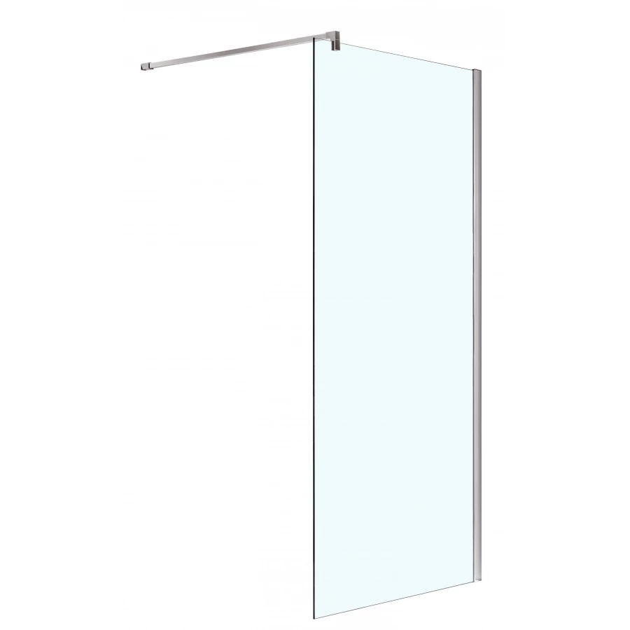Душевая перегородка Azario Chicago Walk-in прозрачное стекло 8 мм цвет профиля серебро AZ-NAR6310 700 70x195 см