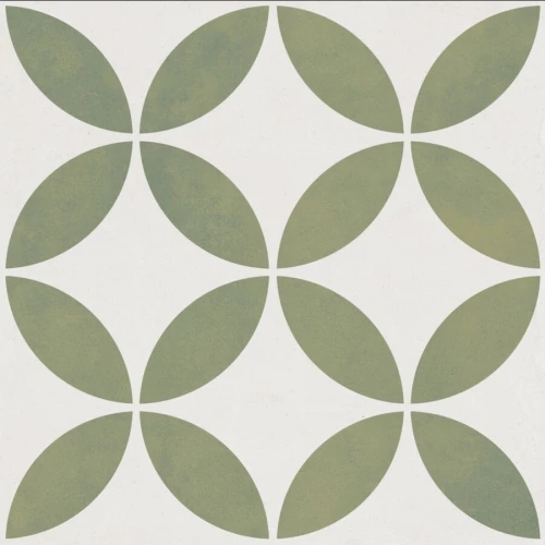 Керамогранит Harmony Peronda Mayari Green Petals LT матовый зеленый 3386037798 22,3х22,3 см