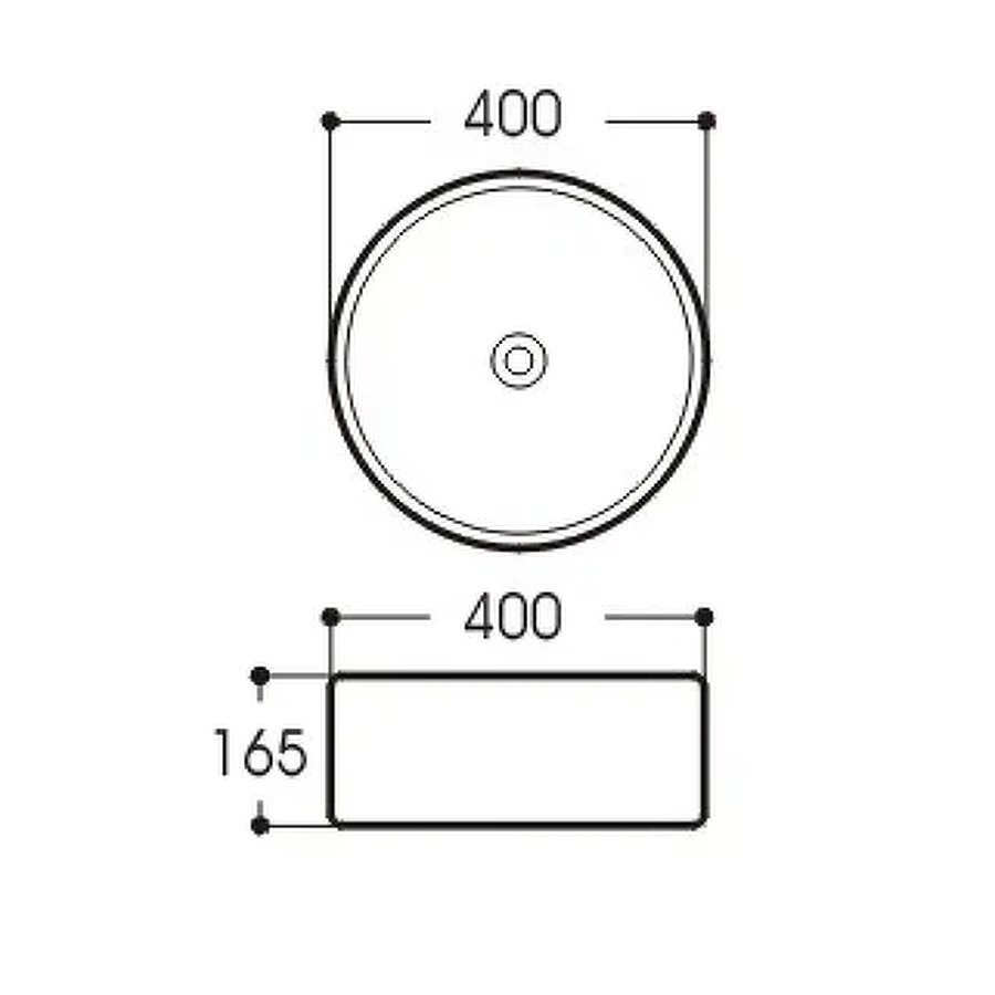 Раковина Aquatek для установки на столешницу AQ5118-00 40х40 см