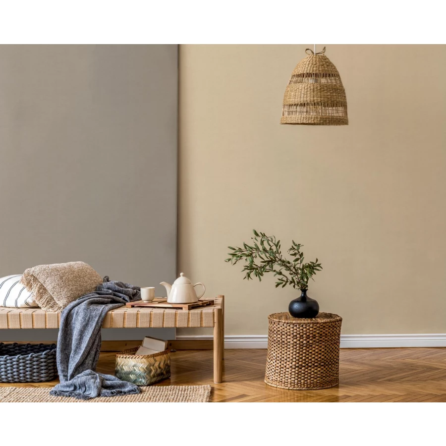 Обои флизелиновые Palitra Home HomeColor Monochrome Stars 2.0 бежевые HC71822-15 1,06х10,05 м