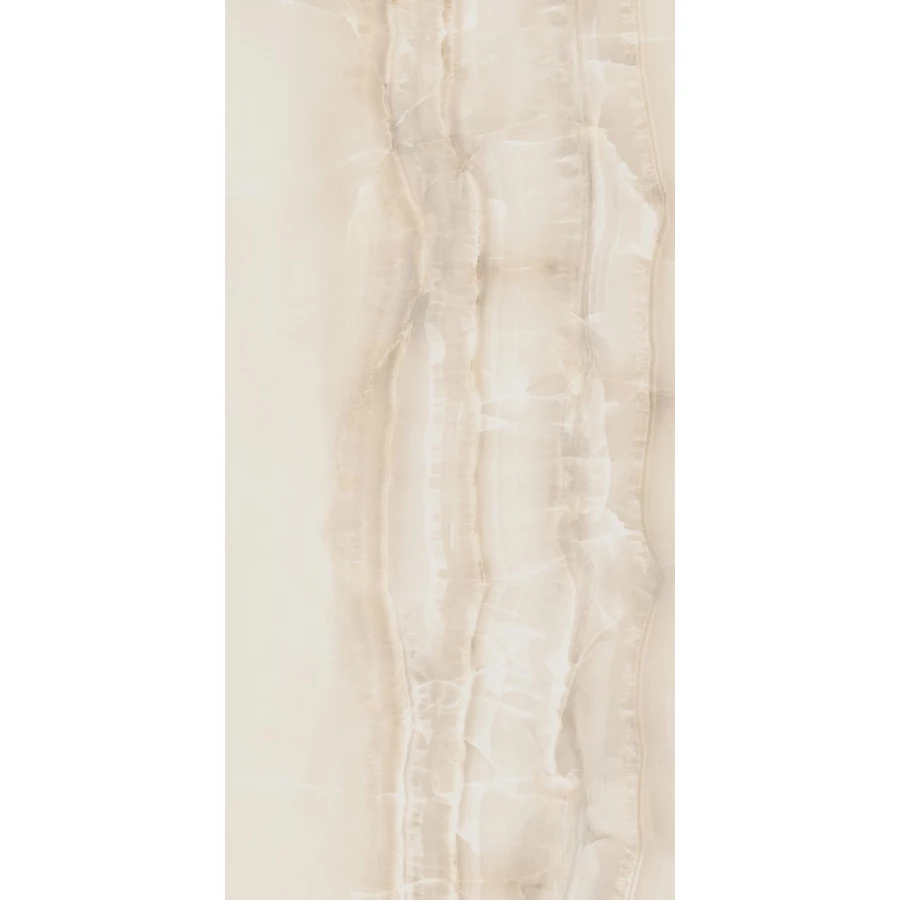 Керамогранит Sant Agostino Akoya Ivory Krystal глянцевый бежевый CSAAKIVL18 180х90 см