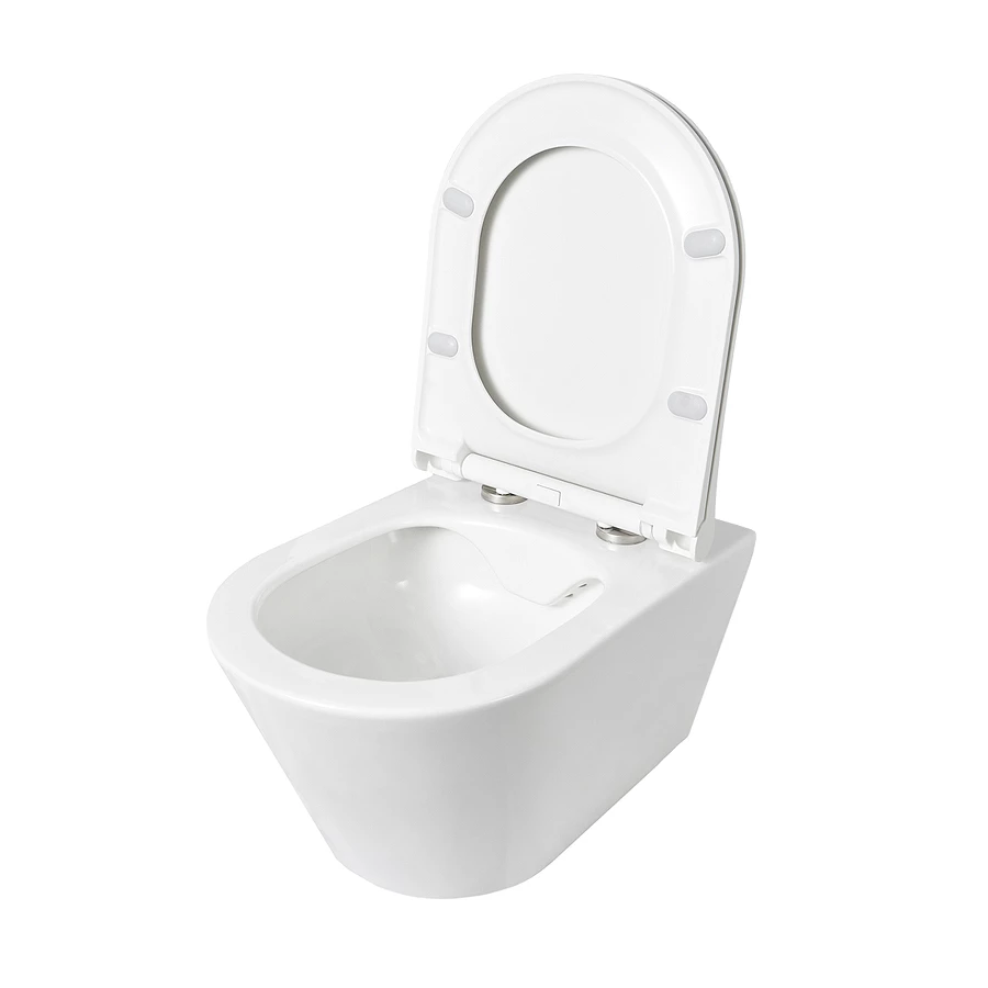 Унитаз подвесной безободковый Creto Logan L3 белый 1003-001-L3W