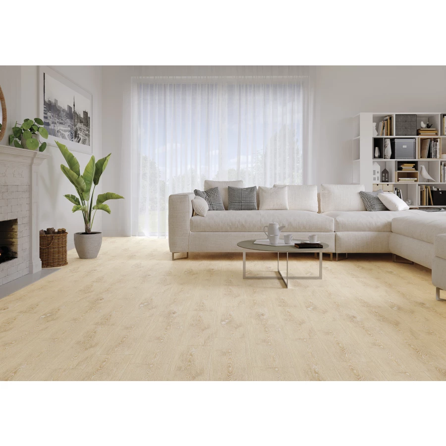 Керамогранит Cersanit Patinawood светло-бежевый рельеф 16704 1,216 м2, 59,8х18,5 см