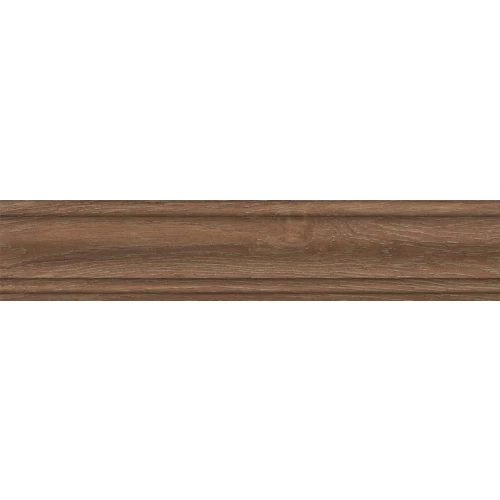 Керамогранит Kerama Marazzi Тровазо Плинтус матовый коричневый SG7328\BTG 39,8x8 см