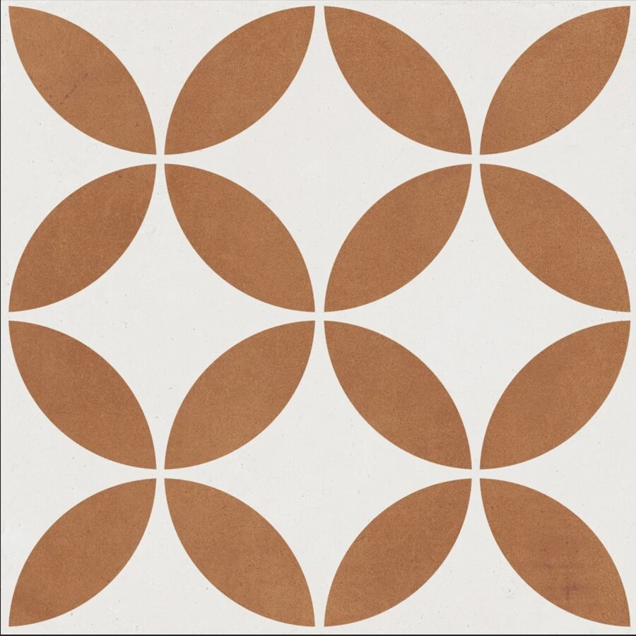 Керамогранит Harmony Peronda Mayari Clay Petals LT матовый коричневый 3386037797 22,3х22,3 см