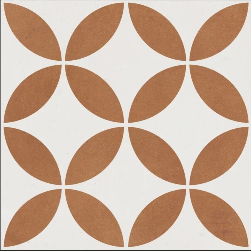 Керамогранит Harmony Peronda Mayari Clay Petals LT матовый коричневый 3386037797 22,3х22,3 см