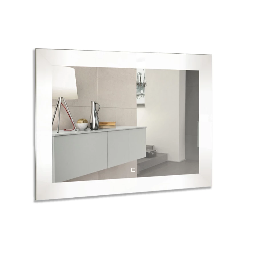 Зеркало Azario Норма c подсветкой и диммером сенсорный выключатель подогрев ФР-00001040 80х60 см