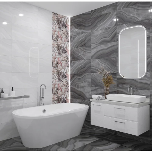 Плитка настенная Azori Acate Flora 2 00-00108405 63х31,5 см