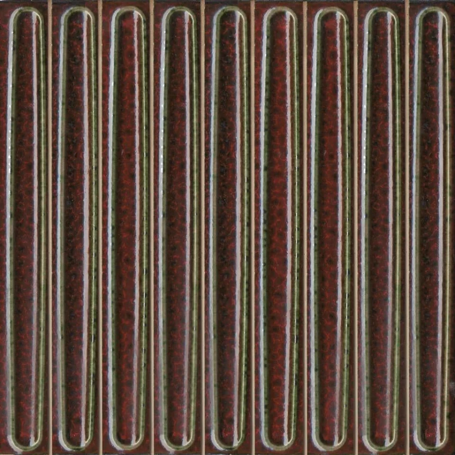 Плитка настенная Kerama Marazzi Morocco Далия Декор чипсет глянцевый темно-красный KMD2SOB003BN 20x20 см