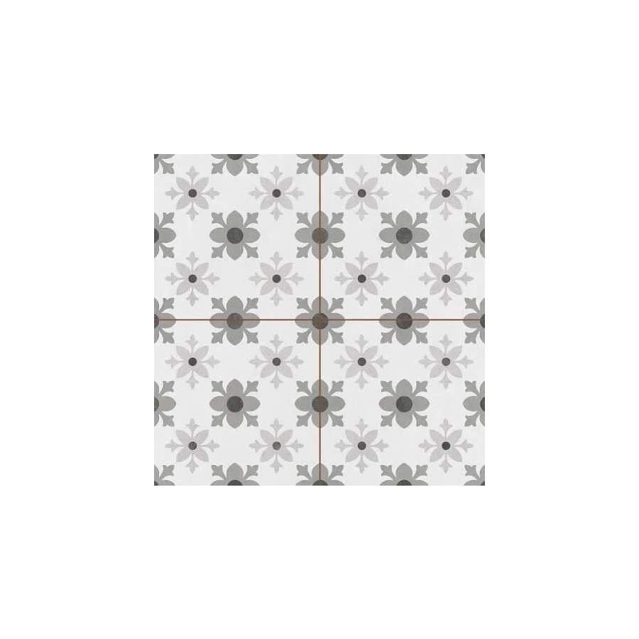 Плитка напольная Kerlife Hydraulic Lys Silver HYD_LYS_SL серо-бежевый 45*45 см