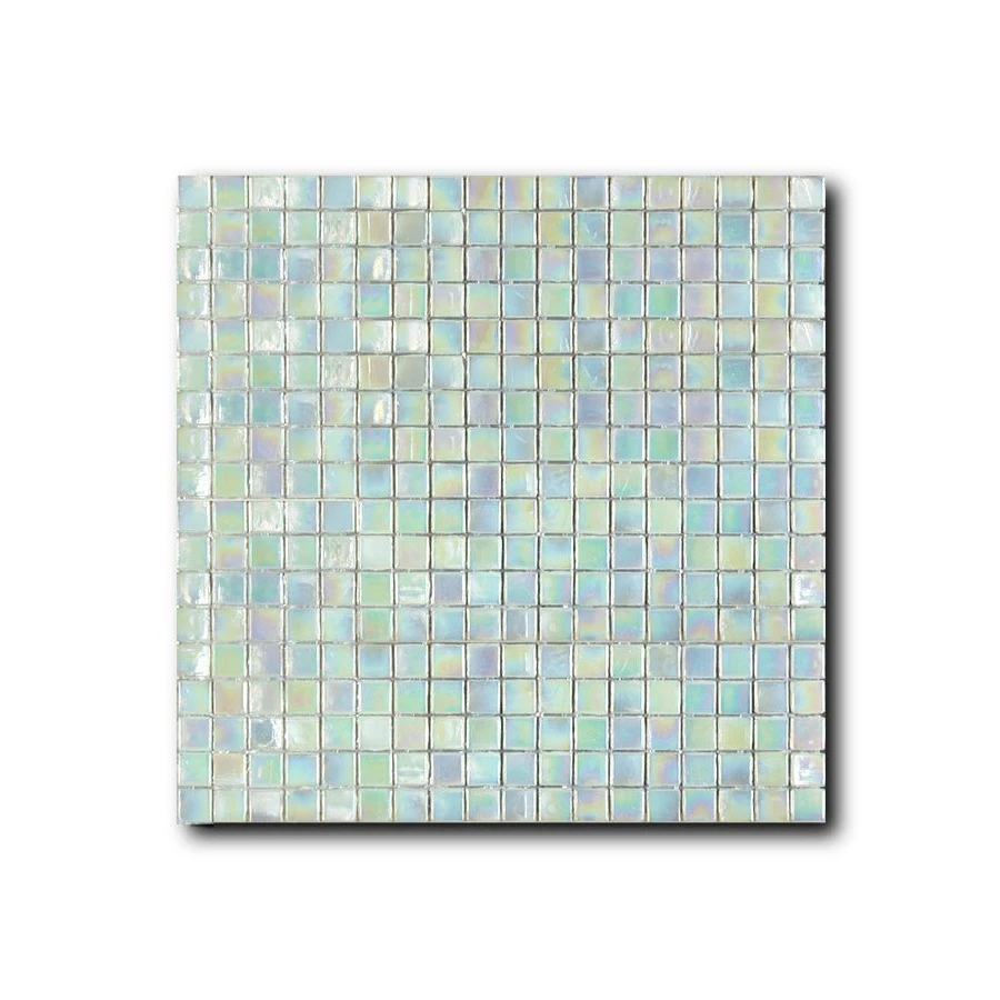 Мозаика стеклянная Art&Natura Classic Glass Fernanda 1 15x15 глянцевая бирюзовая 29,5x29,5 см