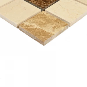 Мозаика Bonaparte Каменная мозаика Garda 48х48 матовая бежевая 30,5х30,5 см