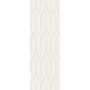 Плитка настенная Ceramika Paradyz Nightwish Bianco B Struktura Rekt 25x75