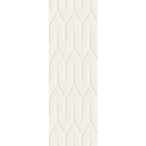 Плитка настенная Ceramika Paradyz Nightwish Bianco B Struktura Rekt 25x75