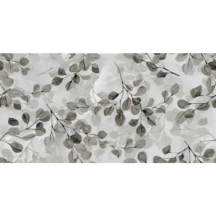 Плитка настенная Primavera Сильвия Декор серый глянец TP3666H 60х30 см