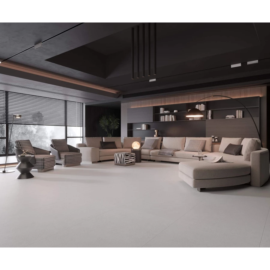 Керамогранит Bonaparte Benefit Light Grey Rect Matt матовый светло-серый 120х60 см