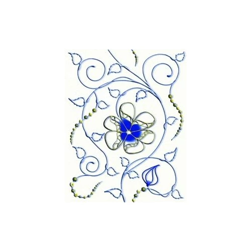 Вставка Cersanit Gzhel GZ2B051 белый 20х25