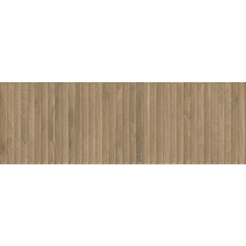 Плитка настенная Ceramika Paradyz Molto Wood Struktura Rekt Mat коричневый 75*25 см