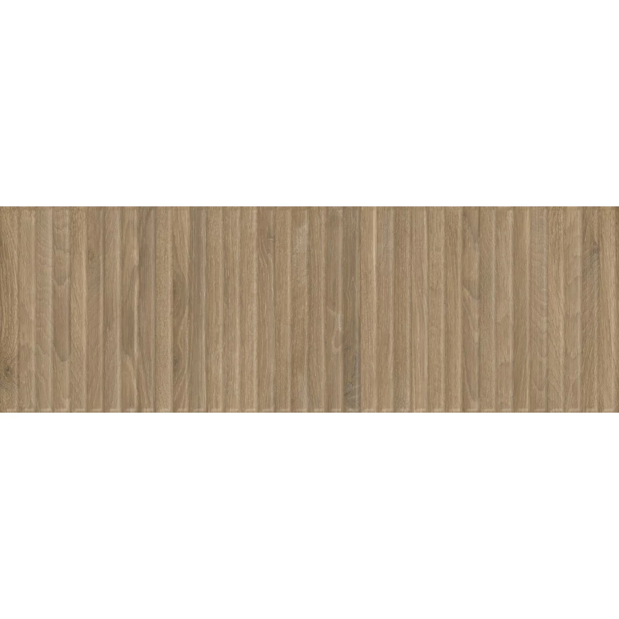 Плитка настенная Ceramika Paradyz Molto Wood Struktura Rekt Mat коричневый 75*25 см