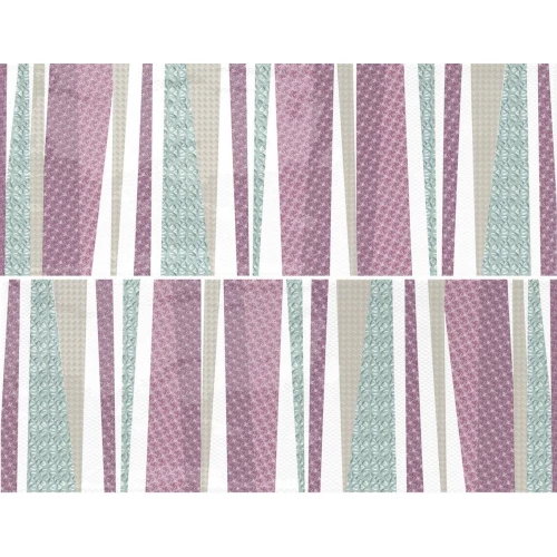 Керамическая плитка Azulev Dec. Henna slimrect многоцветный 25х65 см