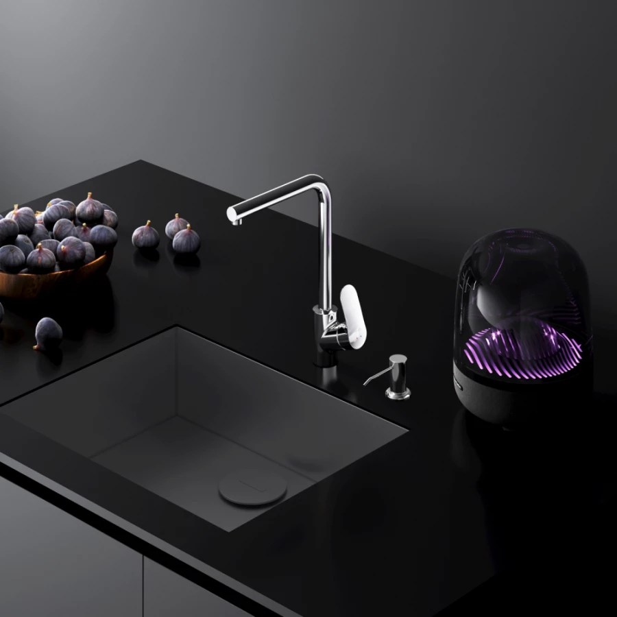 Смеситель для кухни с диспенсером Am Pm Like хром F8005D00