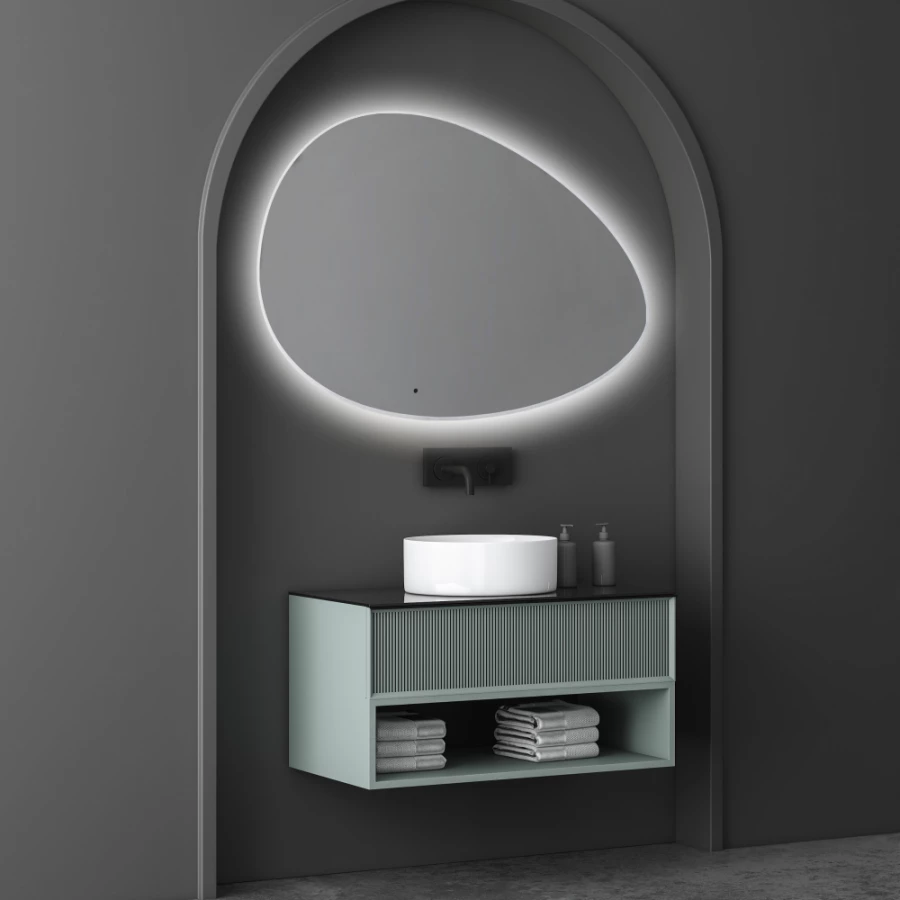 Зеркало Abber Kontur с подсветкой бесконтактный выключатель диммер G6301SCL-1.2