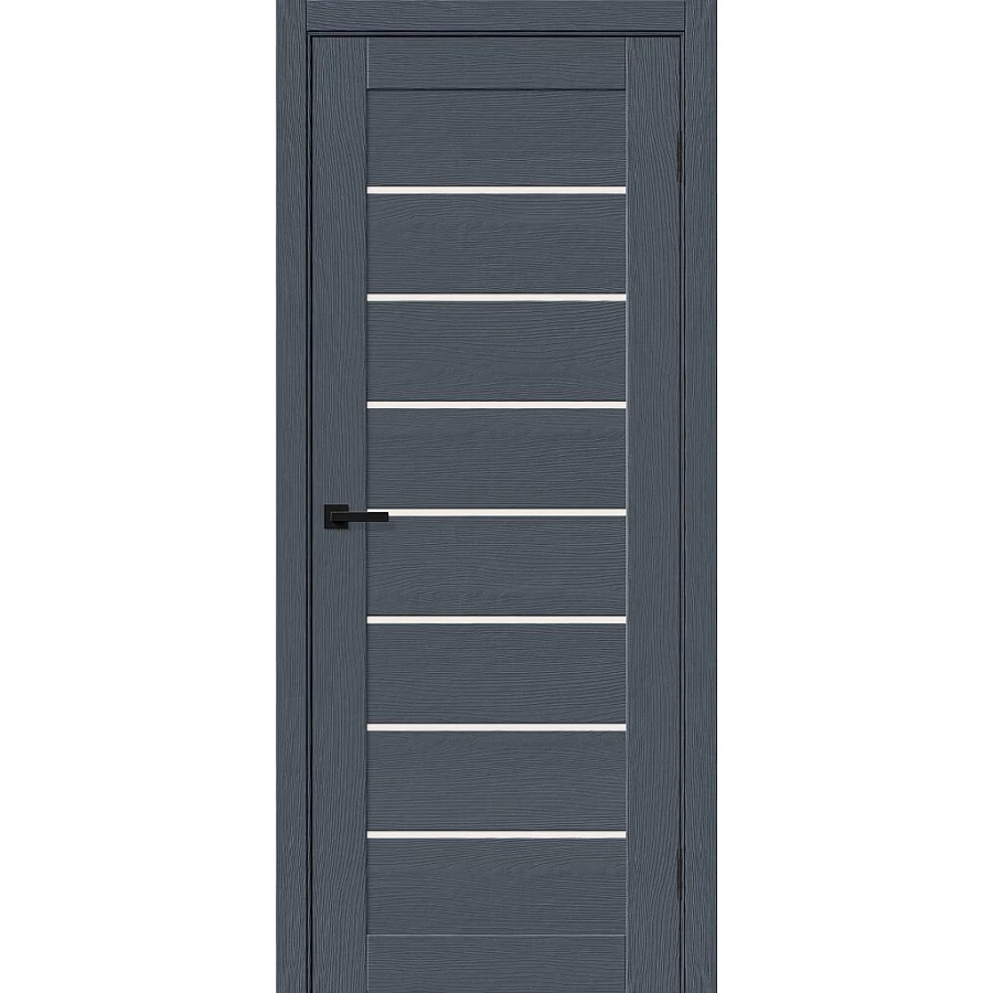 Межкомнатная дверь Bravo Браво-22 200x60 экошпон Bravo X полотно Magic Fog цвет Stormy Wood