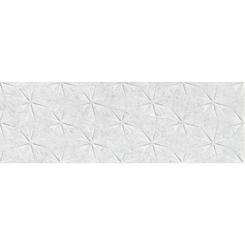 Плитка Saloni Markthal Graphic Light матовая белая 90x30 см