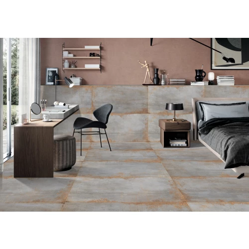 Керамогранит lamore Ceramic Carving 60х120 Opera матовый карвинг серо-коричневый 60/120-047 120х60 см