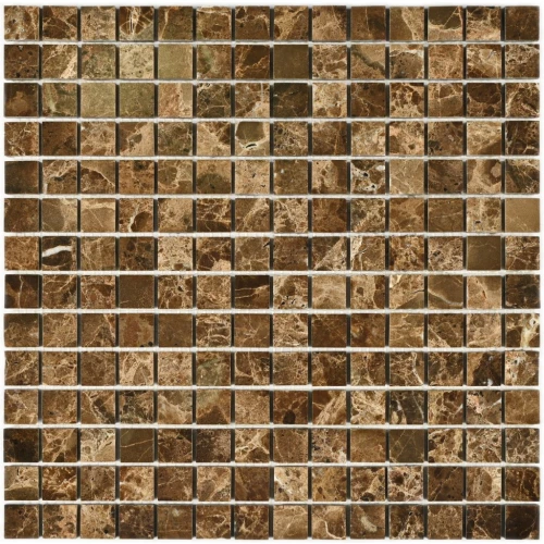 Мозаика Bonaparte Каменная мозаика Ferato-20 Pol 20х20 коричневая 30,5х30,5 см