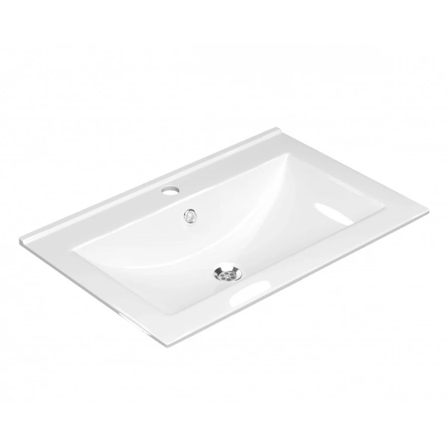 Раковина встраиваемая керамика Laparet Sinergia белый с1 70 см