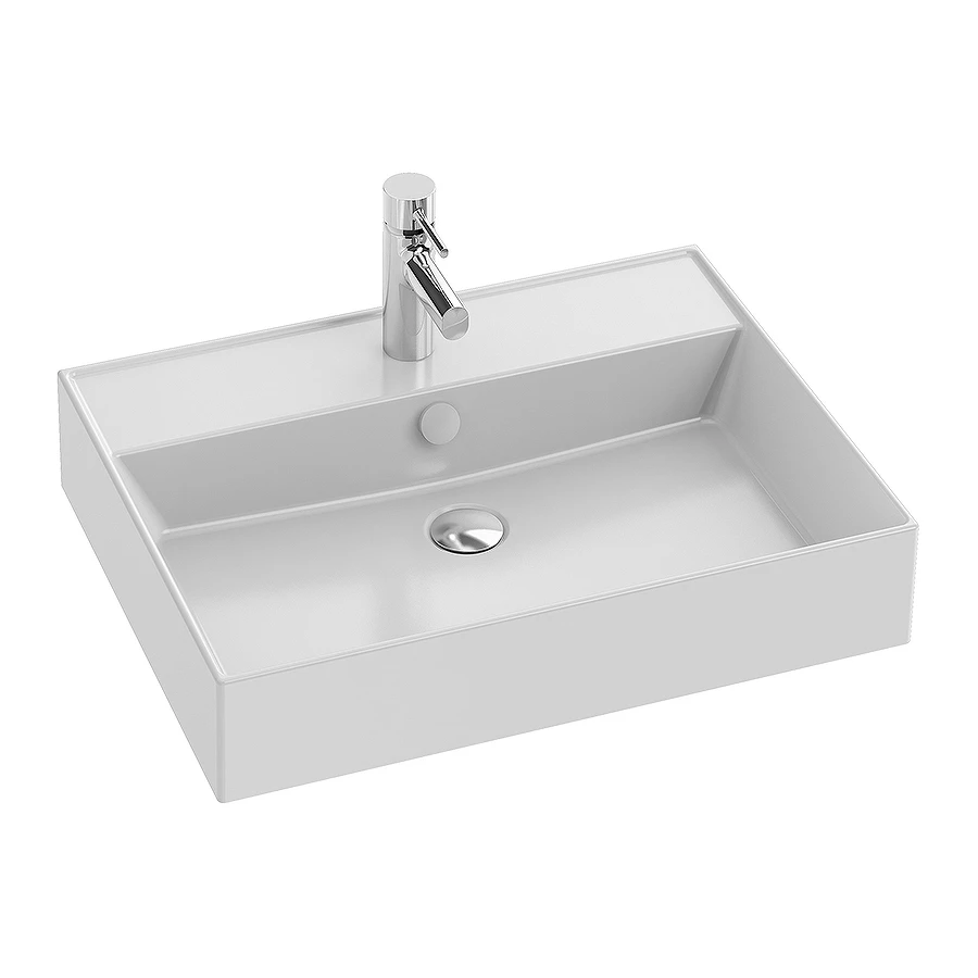 Керамическая раковина Jacob Delafon Vivienne белая EXBH112-00 60х46 см