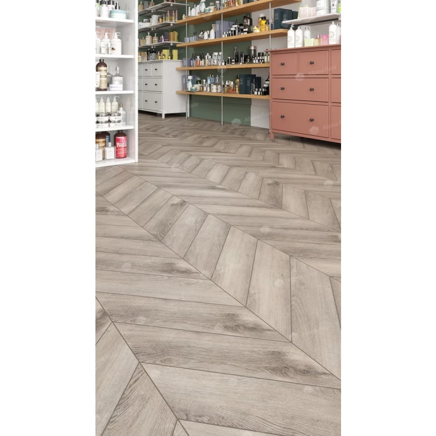 Ламинат Alpine Floor Chevron Alpine Дуб Исида ECO 18-8 43 класс 5 мм 1,6764 кв.м.
