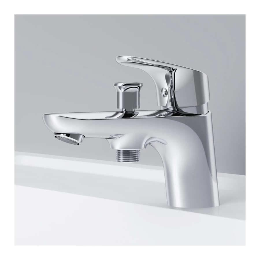 Смеситель для ванны и душа Am Pm Like для установки на борт ванны F8010232