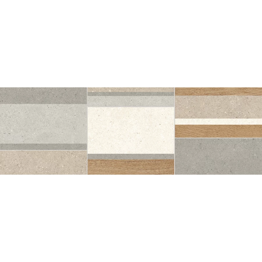 Плитка настенная ALMA Ceramica Angola матовая серая TWU3090AGL14R 90х30 см