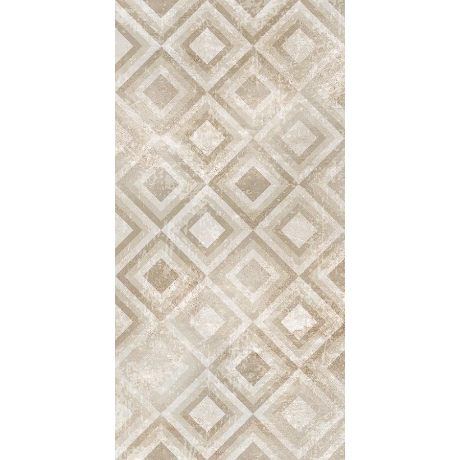 Керамогранит Idalgo Граните Стоун Базальт Декор Кремовый MR ID9045B059MR 120х60 см