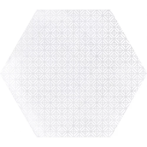 Керамогранит Equipe Урбан Hеxагон Меланге Лигhт / Urban Hexagon Melange Light матовый белый 23516 29,2х25,4 см