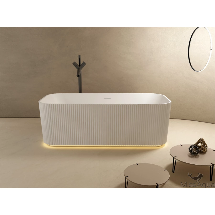 Ванна из искусственного камня Abber Stein AS9663 170х75 см