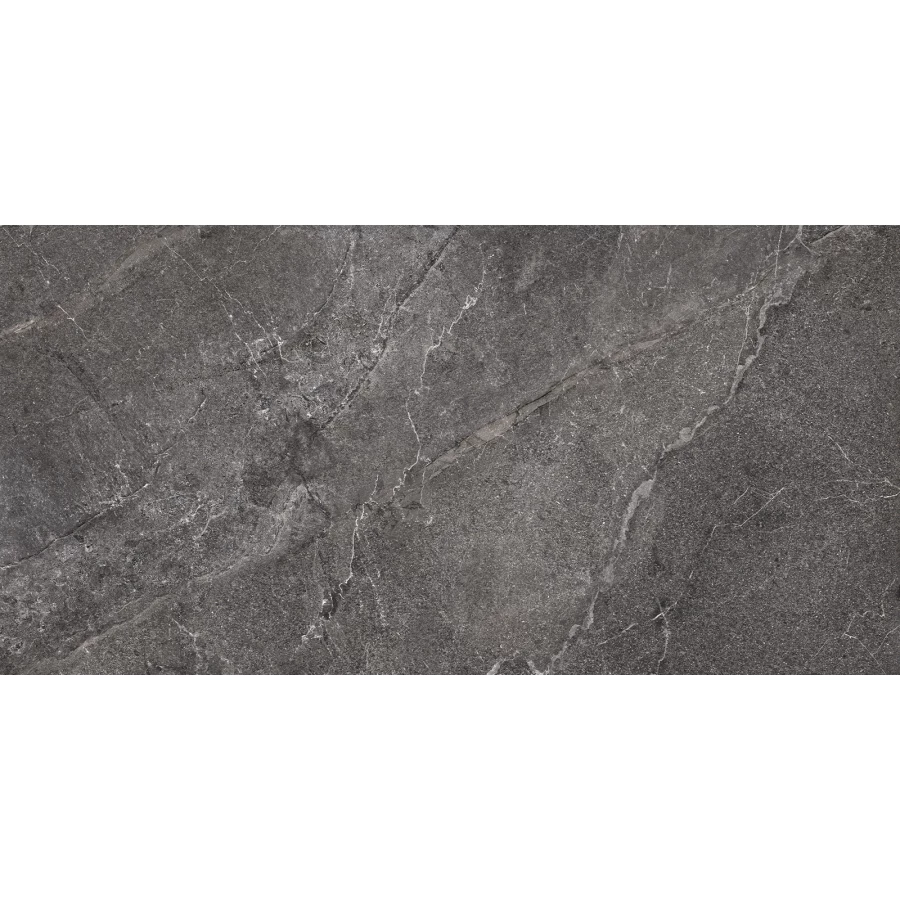 Керамогранит New Trend Karakum Dark лаппатированный карвинг чёрный D120258L 120х60 см