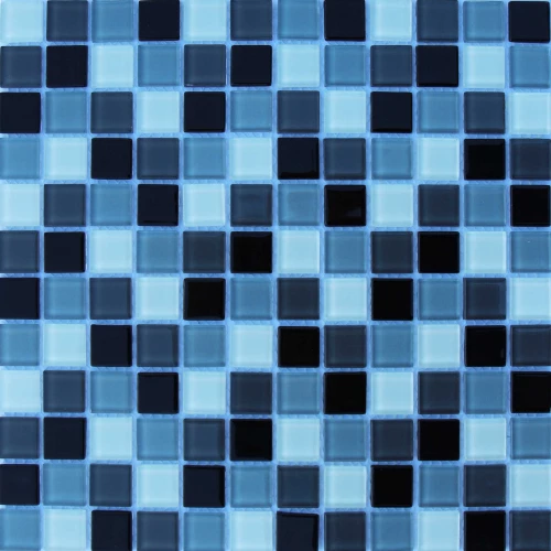 Мозаика Louis Valentino Стекло микс 23HBH черно-серый 30х30 см